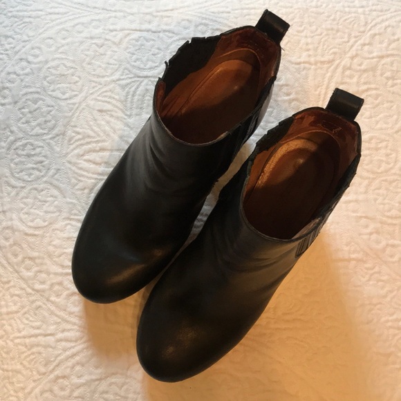 Madewell Marco Chelsea Boots wooden heel platform - Picture 5 of 6